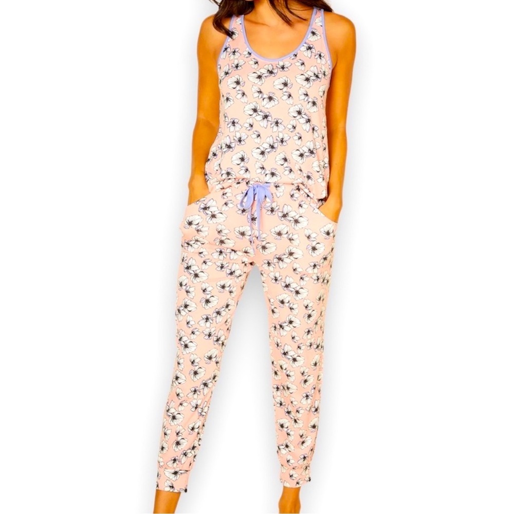 Cosabella Orange and Purple Pajama Set Intimates & Sleepwear